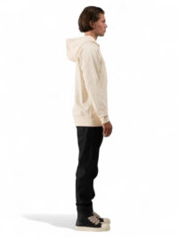 Hoodie Herren Cream Beige – Stickerei Broken – Regular Fit – 100 % Baumwolle – Bild 3