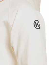 Hoodie Herren Cream Beige – Stickerei Broken – Regular Fit – 100 % Baumwolle – Bild 4