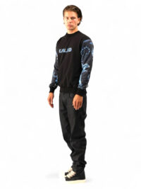 KALUD Sweatshirt – Tiger Illustration – Schwarz – Herren