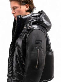 KALUD Daunenjacke 3in1 Herren – Echtleder – Abnehmbar – Limited Edition – Bild 4