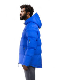 KALUD Daunenpufferjacke Electric Blue – Herren Winterjacke – Bild 2