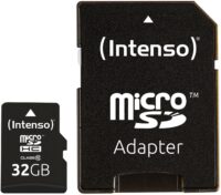 Intenso  microSDHC 32GB – Class 10 Speicherkarte inkl. SD-Adapter – Bild 2