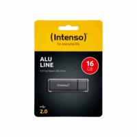 Intenso USB Stick 16GB Alu Line – USB 2.0, Anthrazit