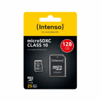 Intenso microSDXC 128GB – Class 10 Speicherkarte (25 MB/s)