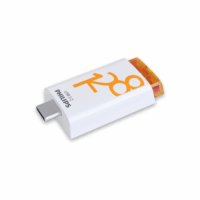Philips USB Stick 128GB Click Series – Weiß/Orange, Typ-C, USB 3.2 Gen 1