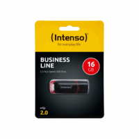 Intenso USB Stick 16GB Business Line – USB 2.0, Schwarz