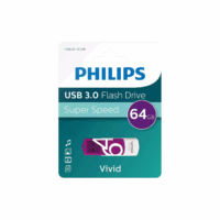 Philips USB Stick 64GB Vivid Edition – Lila, USB 3.0 NEU