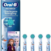 Oral-B Pro Kids 3+ Frozen – 4er Pack Aufsteckbürsten für Kinder NEU