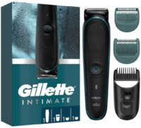 Gillette Intimate Trimmer i5 – Wasserdicht, 3 Kämme, 100 Min Akku, NEU