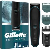 Gillette Intimate Trimmer i5 – Wasserdicht, 3 Kämme, 100 Min Akku, NEU