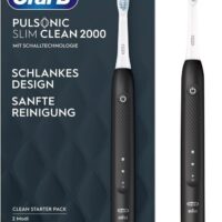 Oral-B Pulsonic Slim Clean 2000 – Elektrische Schallzahnbürste Schwarz